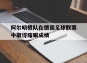 乐动体育登录-阿尔明根队在德国足球联赛中取得耀眼成绩
