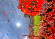 乐动体育平台-球迷狂欢庆祝球队取得历史性胜利