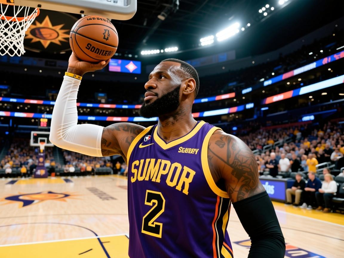 太阳新秀封盖詹姆斯，成为球迷焦点